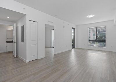 Park Apartments Living area, Kitchen,Balcony entrance and bedroom and bath